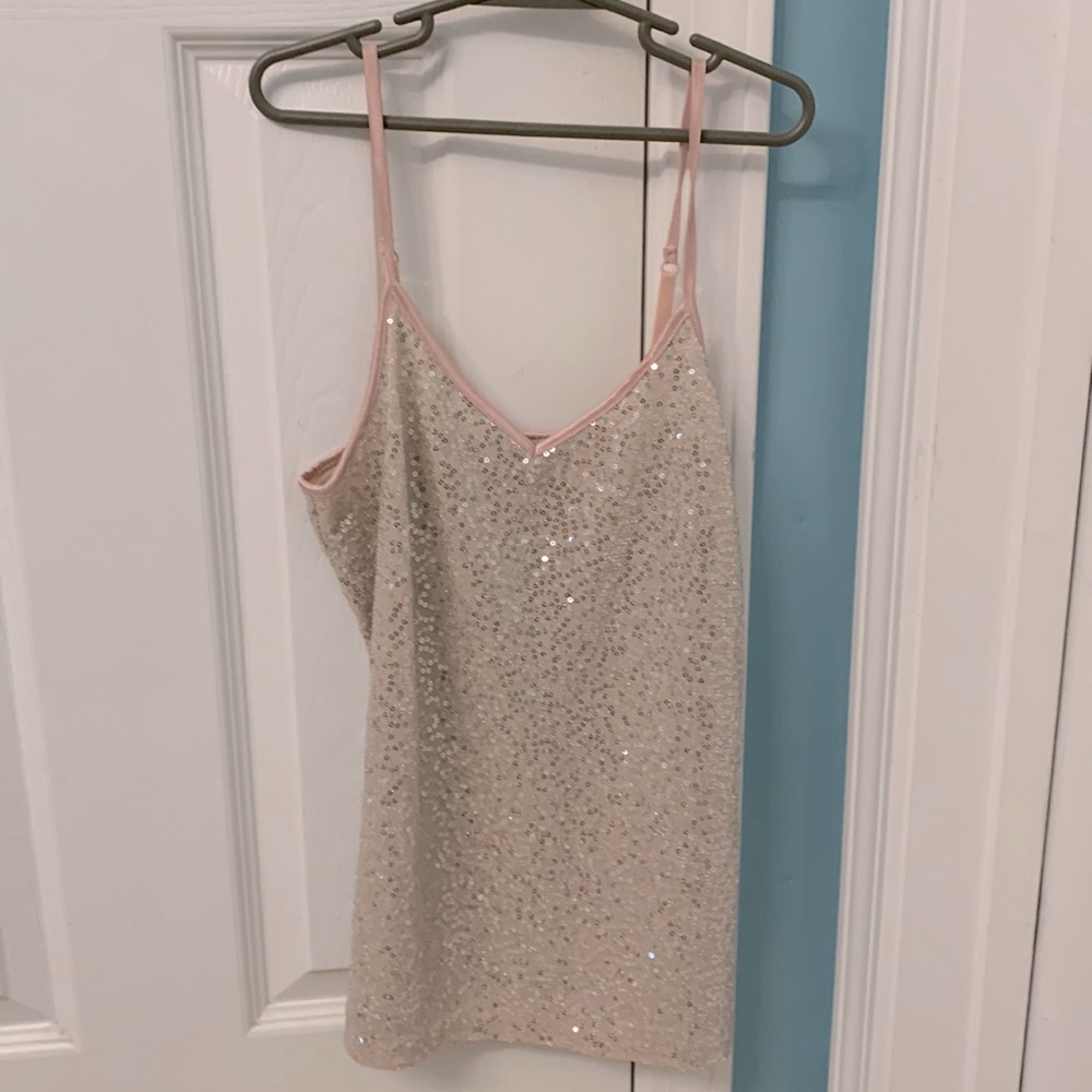 Express xs sparkle tank top